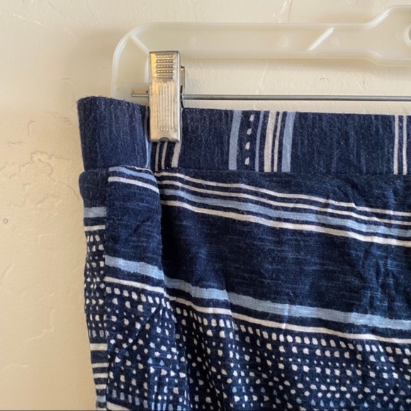 Splendid Navy & White Safari Stripe Maxi Dress Small - Picture 3 of 9